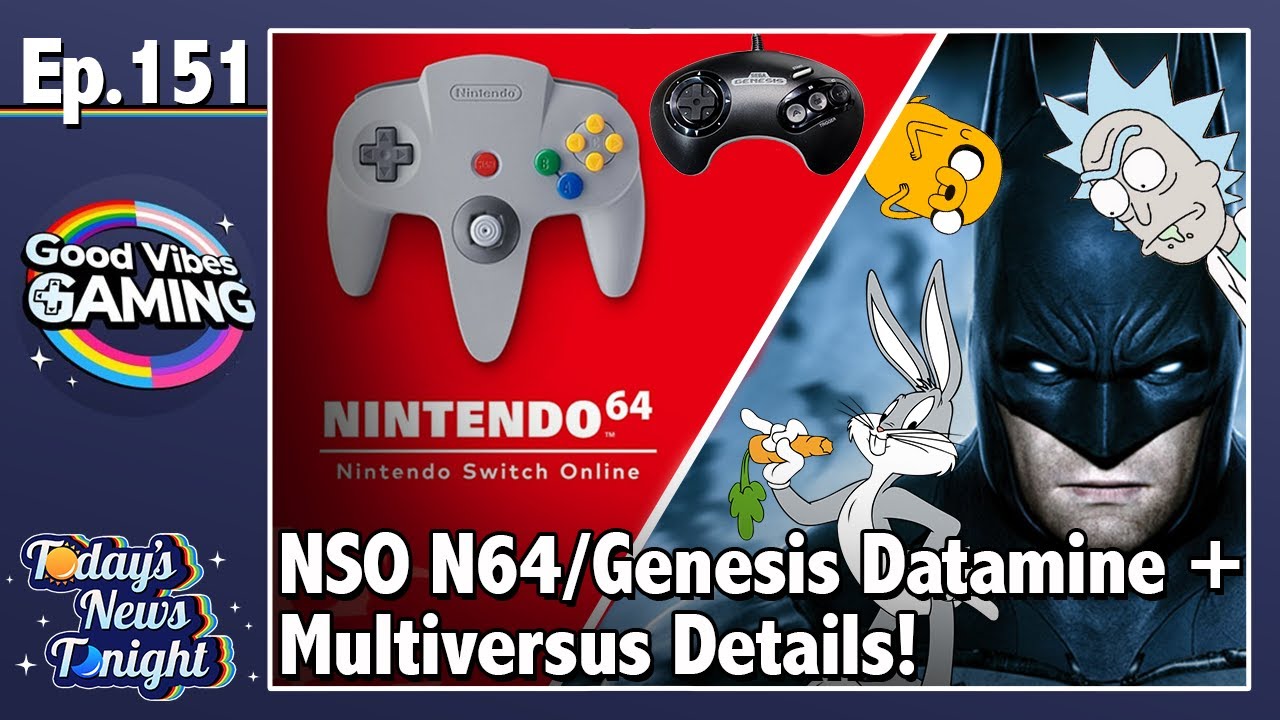 NSO N64 & Genesis Datamine + More Multiversus / WB Smash Details! - Today's News Tonight (10/27/21)