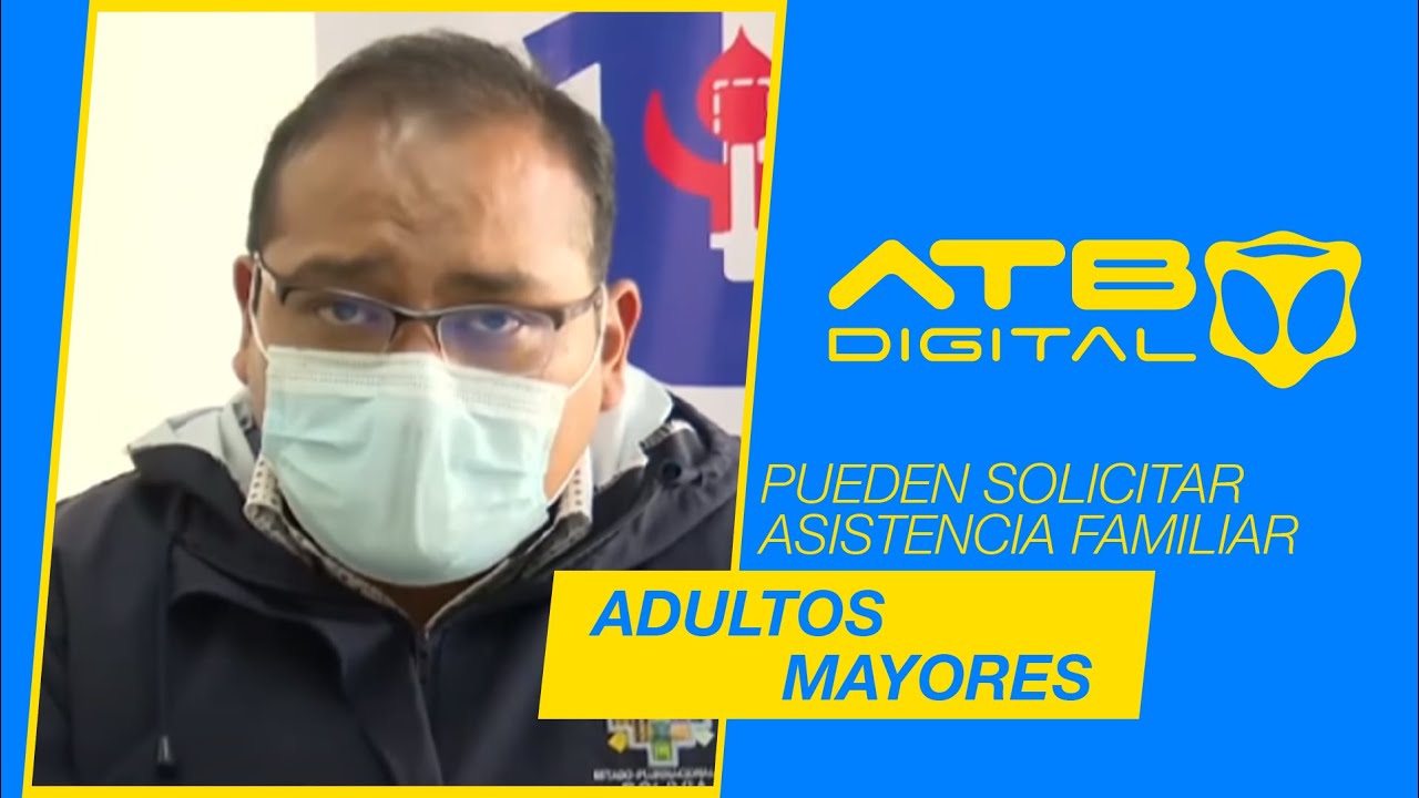 Adultos mayores pueden solicitar asistencia familiar a sus hijos