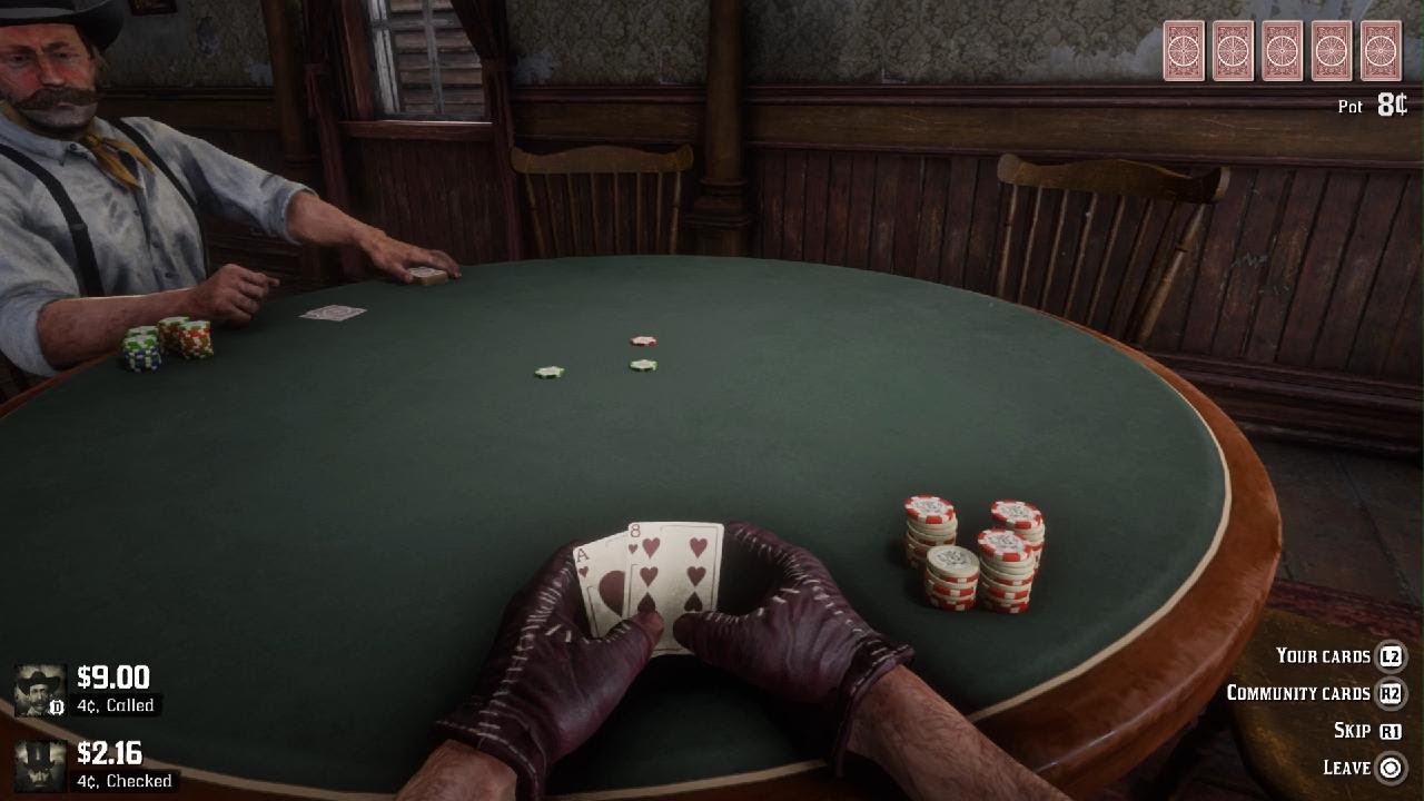 Super rare Royal Flush - Red Dead Redemption 2