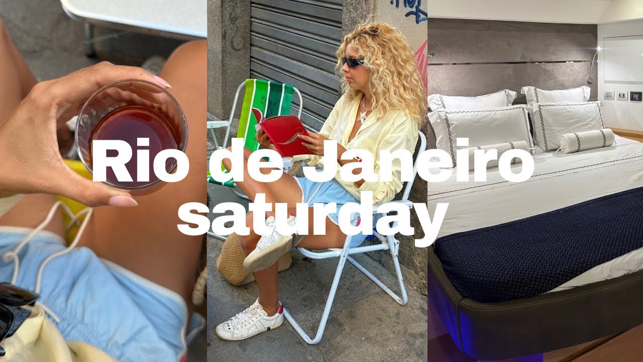 sábado de sol no rio de janeiro | muito café, feirinha de arte & tour no iate