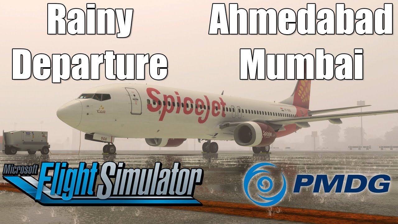 MSFS 2020 | Realistic Graphics | Monsoon | Ahmedabad to Mumbai | 1440p