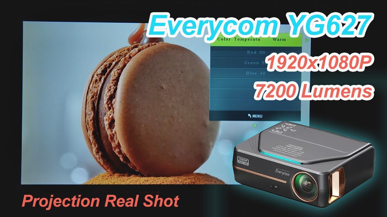 Everycom YG627 Cost-effective projector - Create a private home theater in one step!