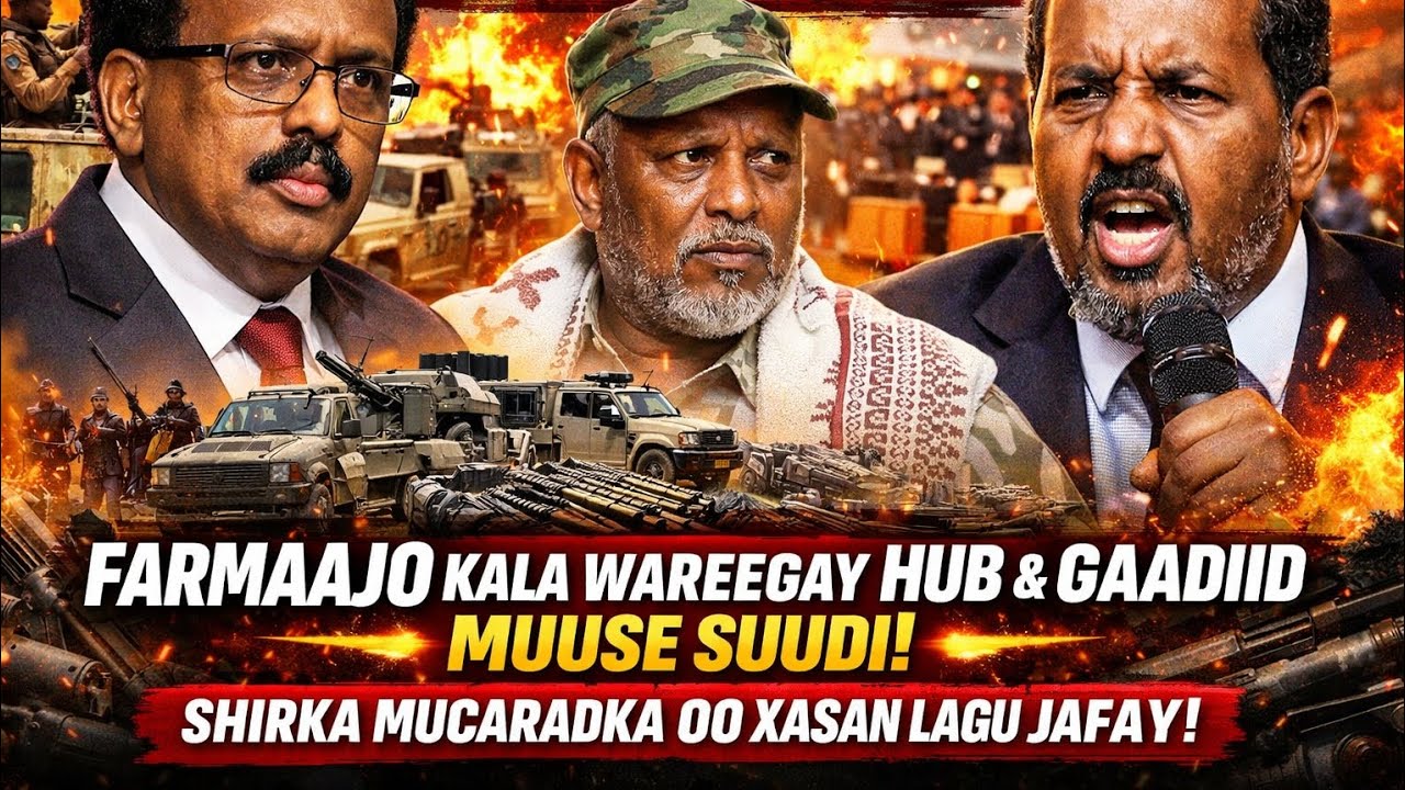 DEG DEG: FARMAAJO OO LA WAREEGAY+GURIGII+ MUUSE SUUDI OO FAKADAY+ SHIRWEYNAHA MUCARADKA OO..