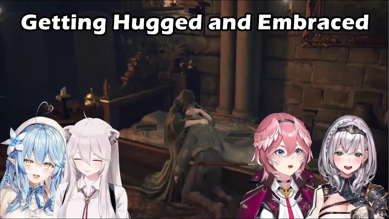 Lui, Noel, Botan and Lamy's Reaction Getting Hugged By Fia - Elden Ring