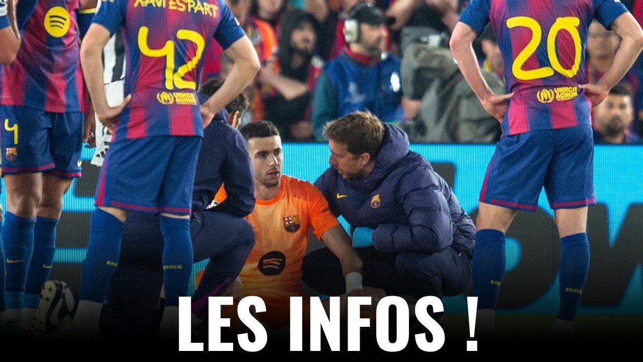🚨 NEWS SUR LES BLESSÉS DU BARÇA : Joan GARCIA, Eric GARCIA ETC ! BARÇA-ATLETI EN 1/4 !