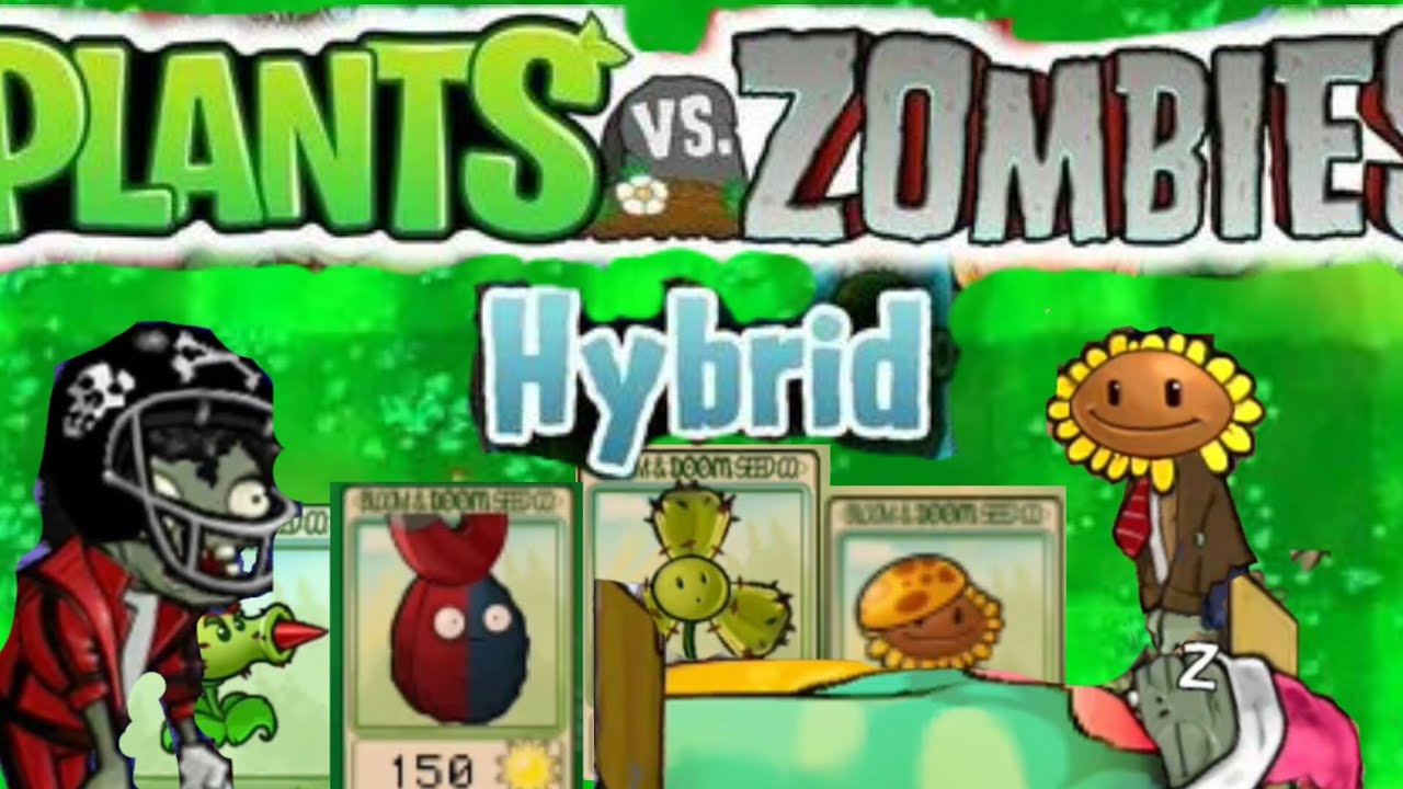 ПвЗ гибрид мод на пвз [Plants vs zombies]