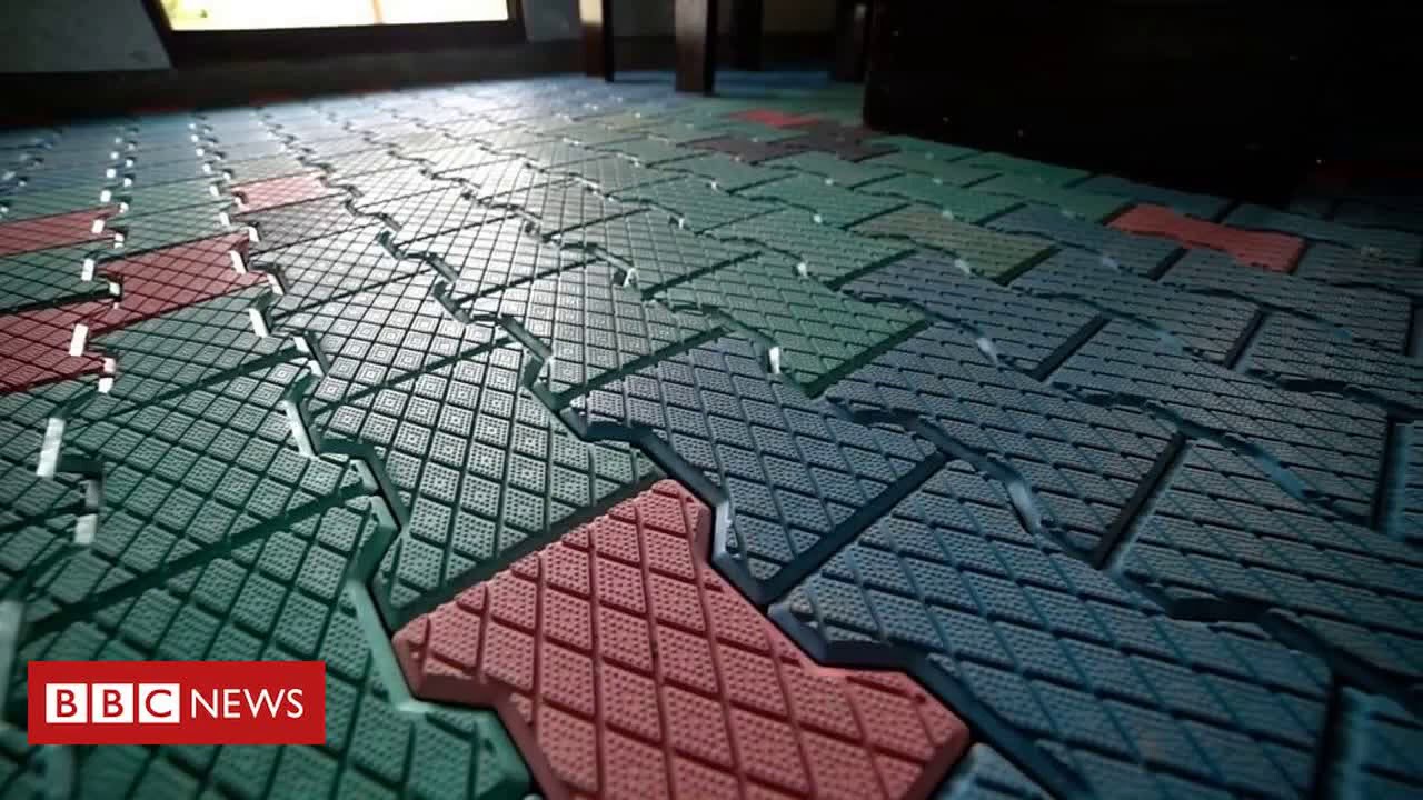 Recycled plastic paver blocks