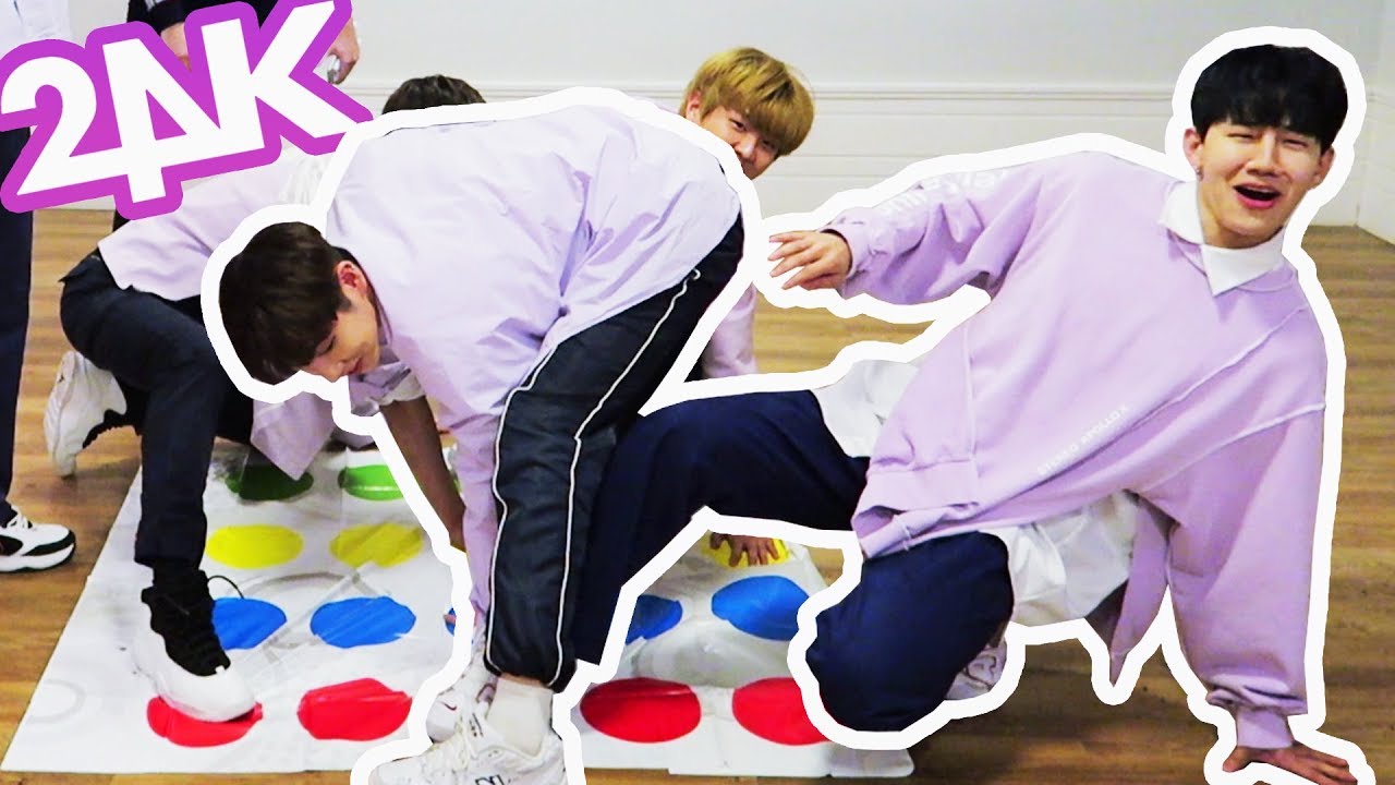 Joguei TWISTER com um grupo de KPOP Ft. 24K