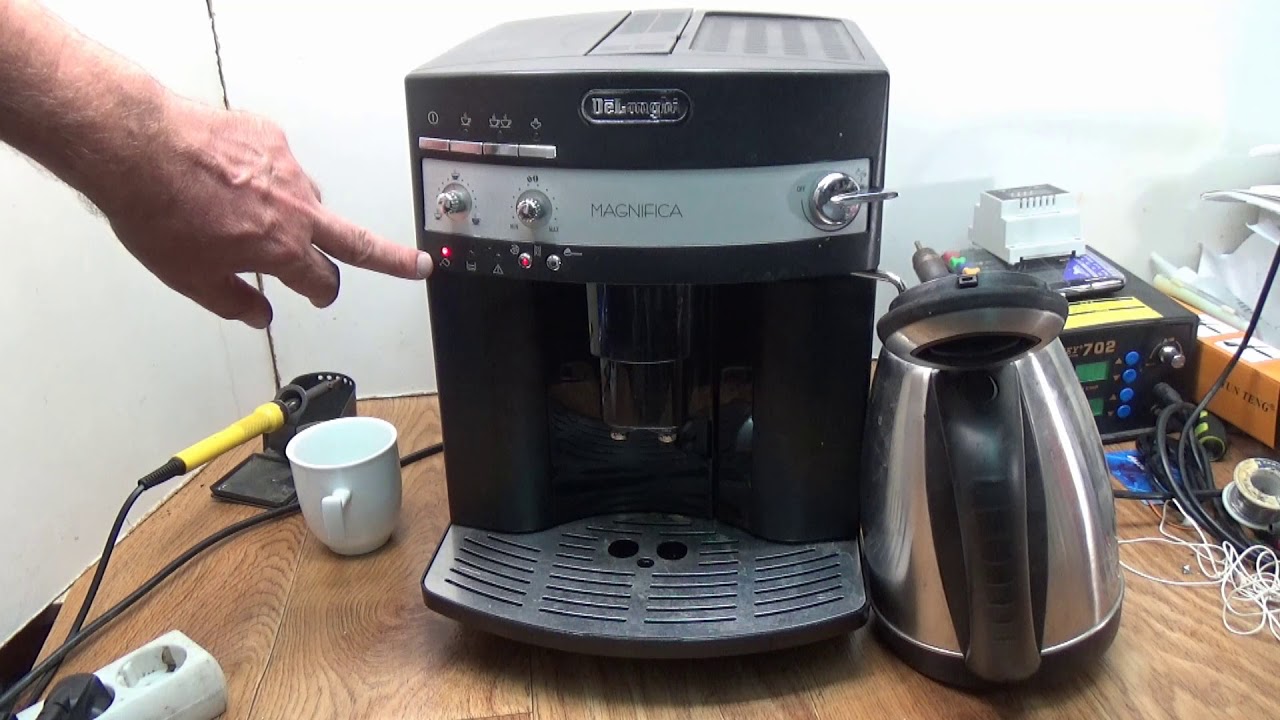 DeLonghi  magnifica удаление накипи