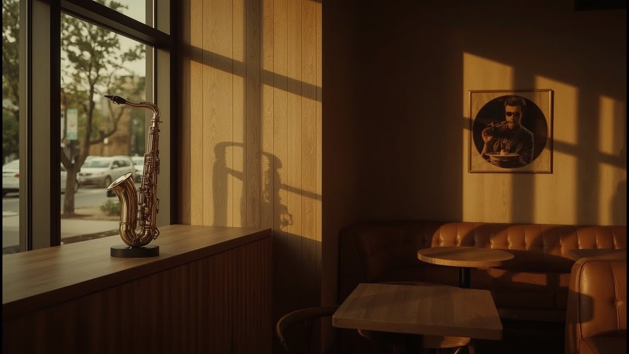 Refined Funky Jazz Sax in a Stylish Café Lounge | Productive Work Ambience