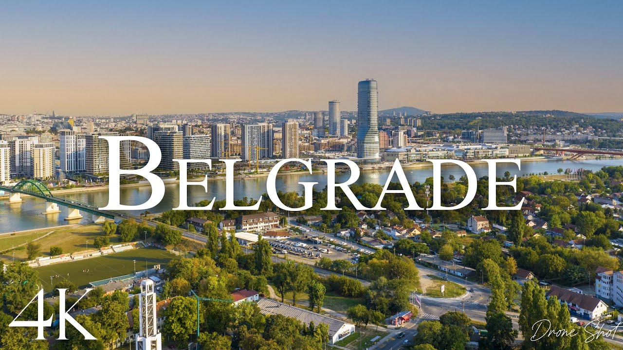 Belgrade 4K 🇷🇸 | Stunning Aerial Drone Footage