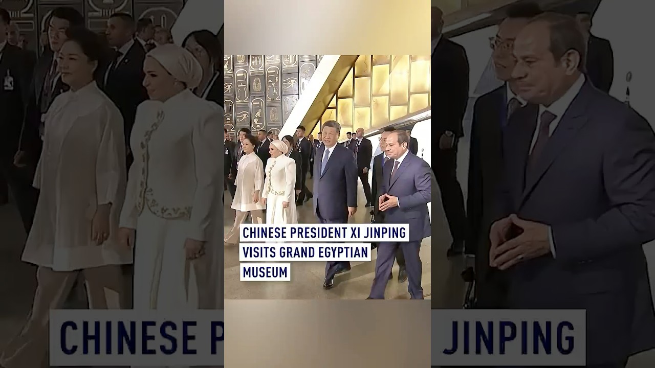 Chinese President Xi Jinping visits Grand Egyptian Museum