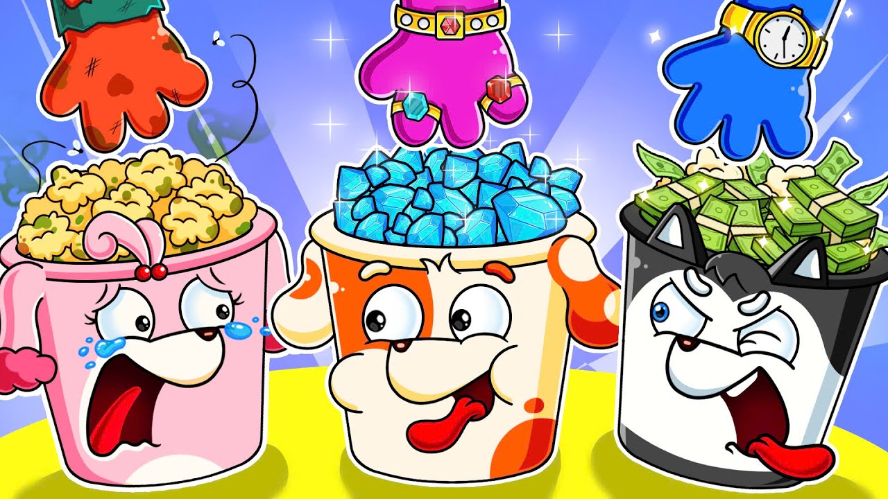 Hoo Doo Making Colorful Popcorn | Rainbow Popcorn Showdown | Hoo Doo