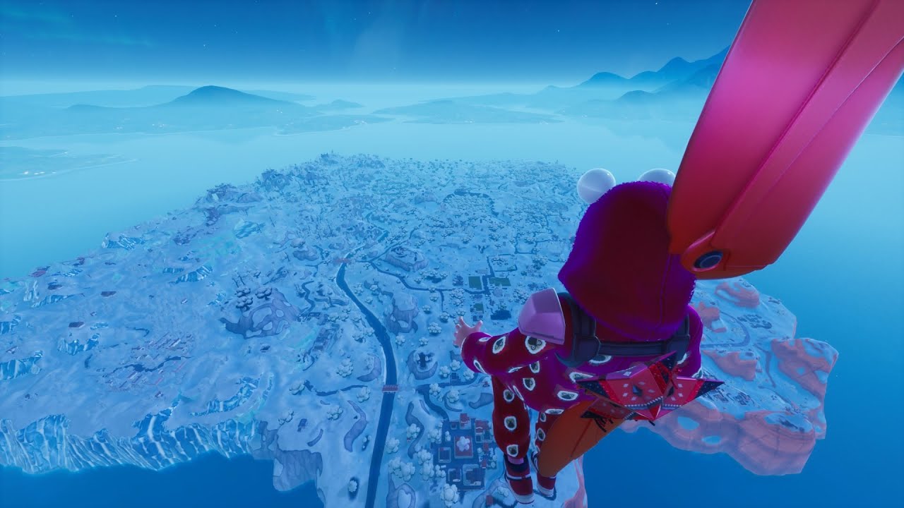 The original Fortnite map part 7.5 snow edition 