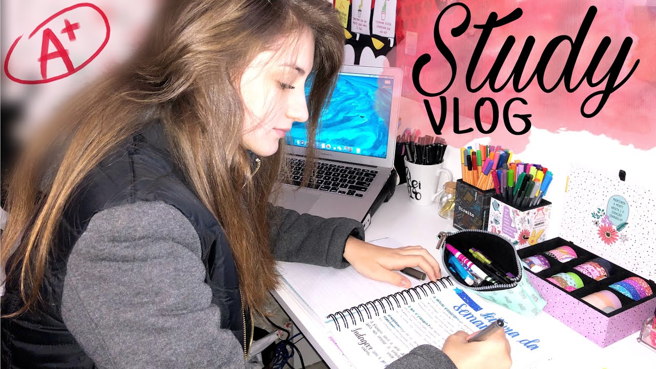 Study Vlog + Rotina de uma estudante de direito | como eu estudo em casa