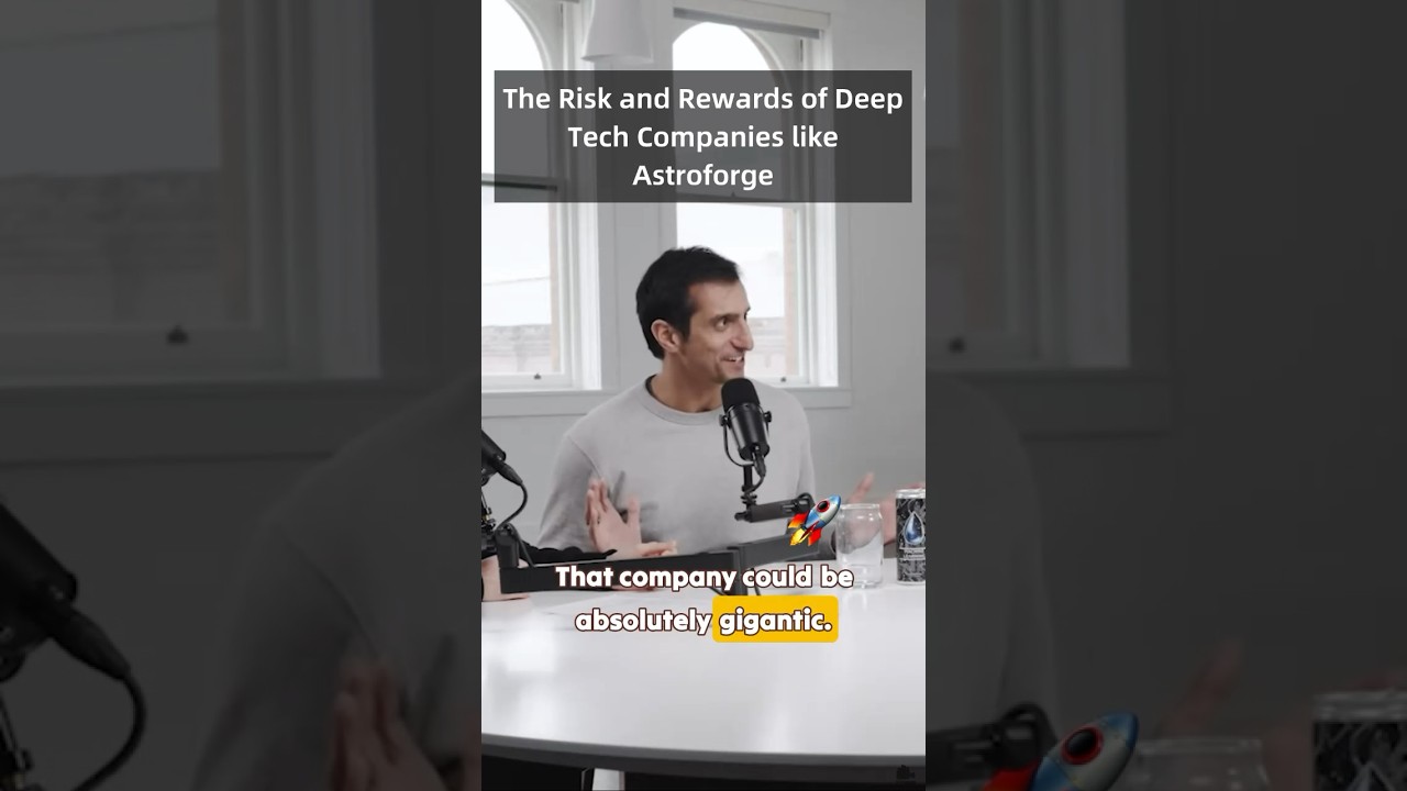 💪🚀The Risk and Rewards of Deep Tech Companies like Astroforge. #deeptech #hardtech #astroforge #yc