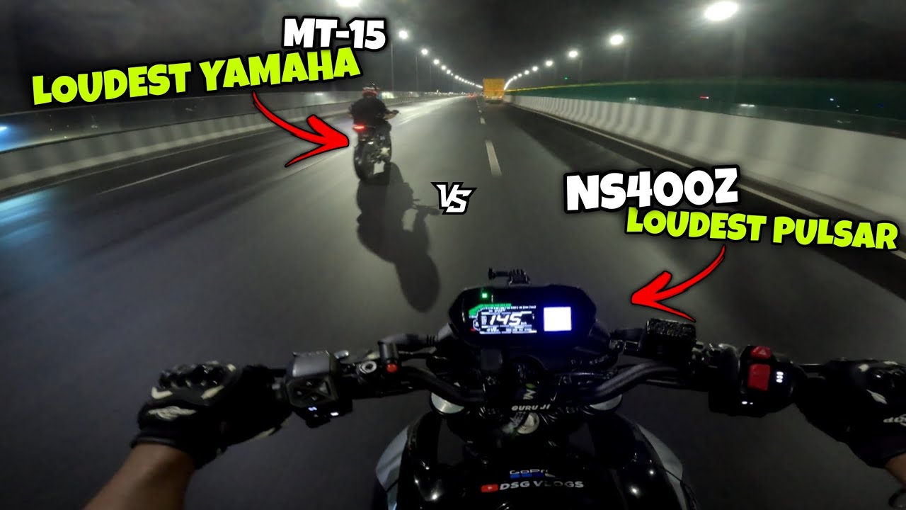 LOUDEST NS400Z VS LOUDEST MT-15 | CRASH HOGYA | @DSGVLOGS007