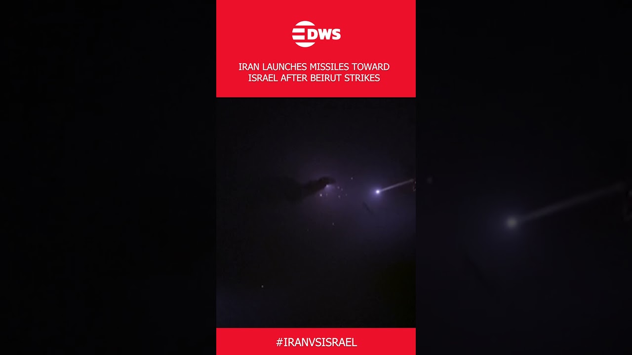 Iran Fires Ballistic Missiles At Israel In Retaliation For Beirut Attack | DWS News | AH1F