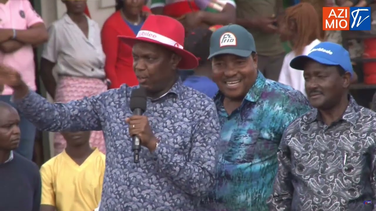 Jeremiah Kioni and Waititu  BASH AZIMIO, DRUM UP SUPPORT for Gachagua and Kalonzo in Embu