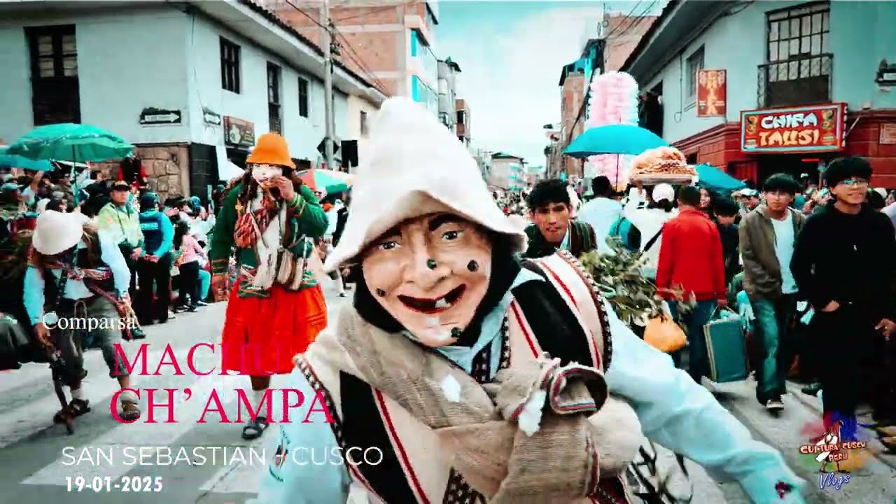 Comparsa MACHU CHAMPA de San Sebastian - Cusco enero 2025
