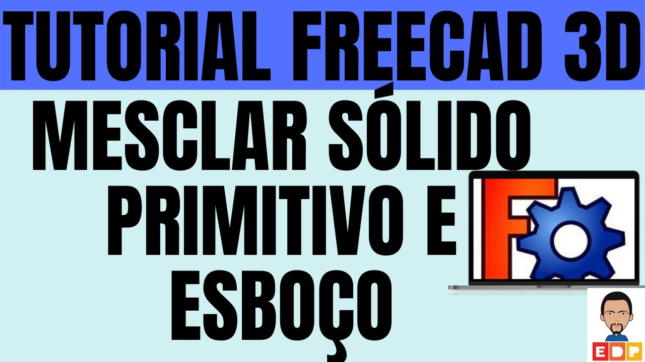 TUTORIAL FREECAD PORTUGUÊS COMO MODELAR UMA PEÇA COM UM PERFIL UTILIZANDO UM SÓLIDO PRIMITIVO