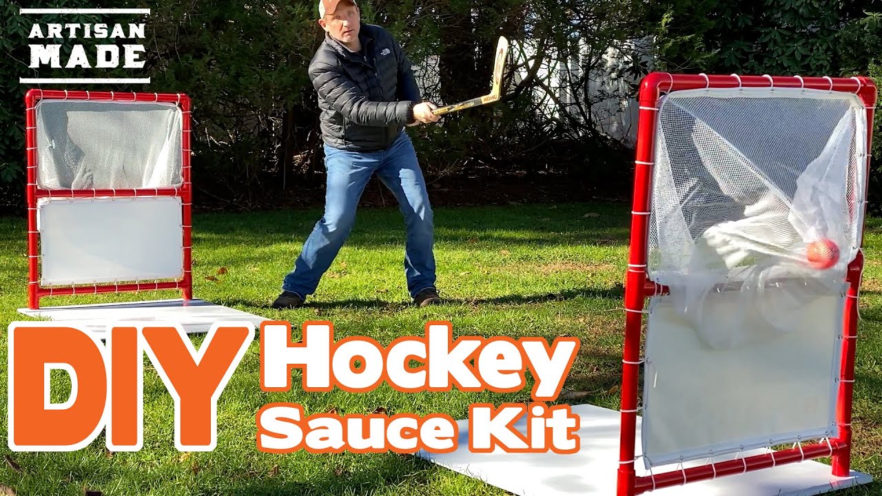 DIY Hockey Sauce kit / Saucer Toss / DIY Yard Games