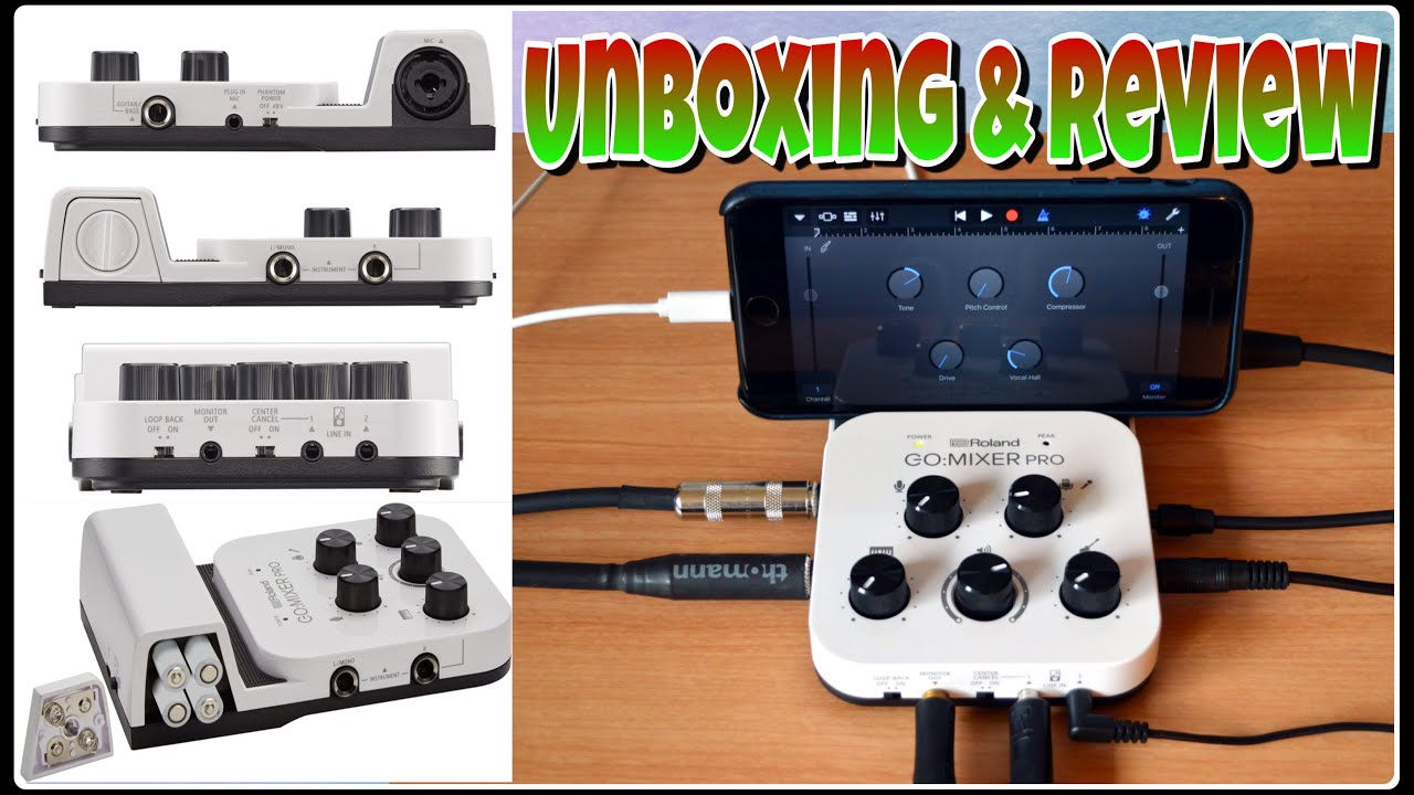 Roland Go Mixer Pro: Lets Go Unboxing & Review!