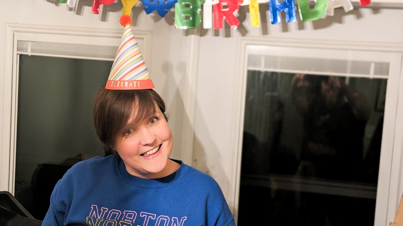 2023 Erin's 45th Birthday :: opening presents
