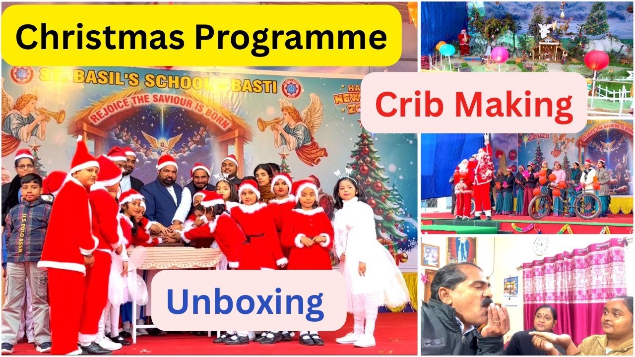 Christmas Programme| Crib Making | Unboxing |Busy Day || Liji&rsquo;s Vlogs
