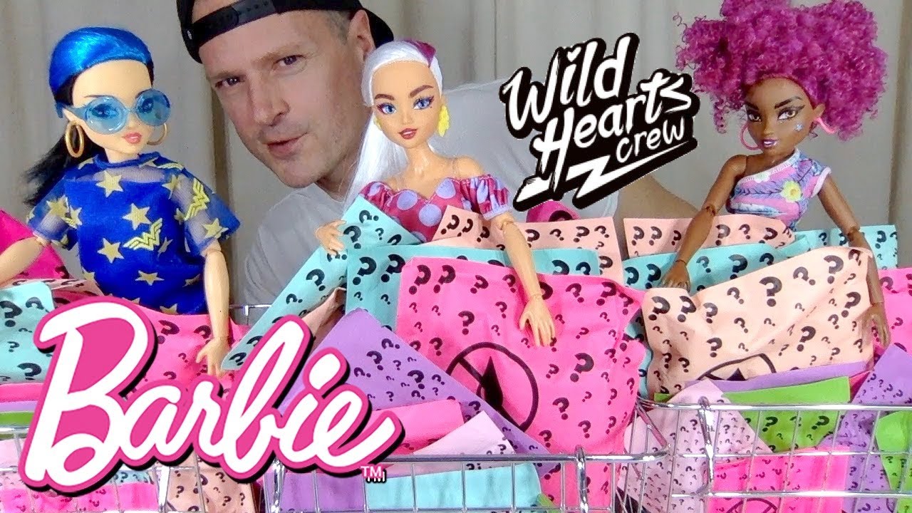 Easter Blind Bag Barbie Color Reveal Tie Dye Peel Totally Neon Fashions vs Wild Hearts Crew Unboxing