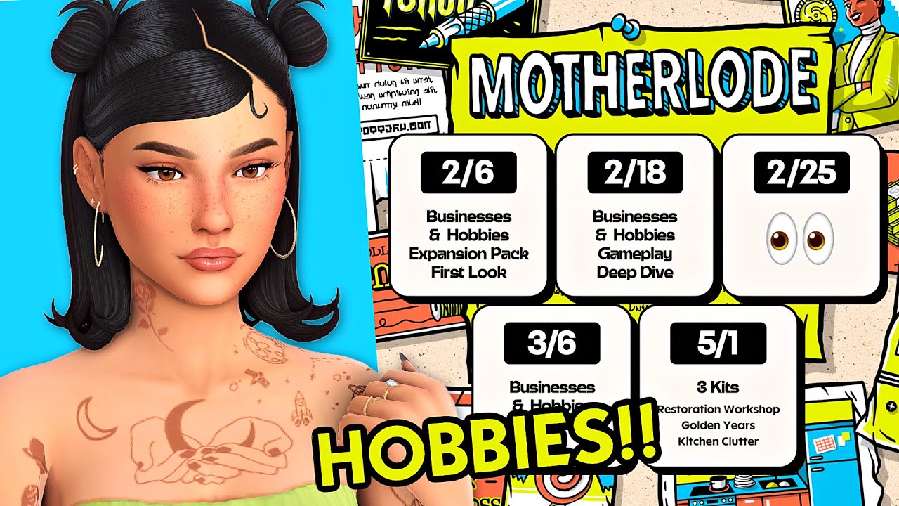 HOBBIES ARE COMING - POTTERY, TATTOO ARTIST, TAILORING?! 🪡 | Sims 4 Roadmap reveal!