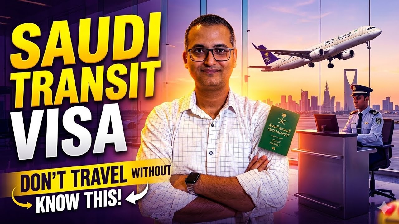 Saudi Transit Visa 2026 ✈️ Full Guide | Eligibility, Types, How to Apply & Hidden Rules 