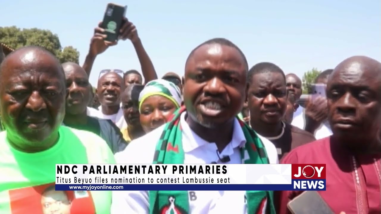 NDC Parliamentary Primaries: Titus Beyuo files nomination to contest Lambussie seat