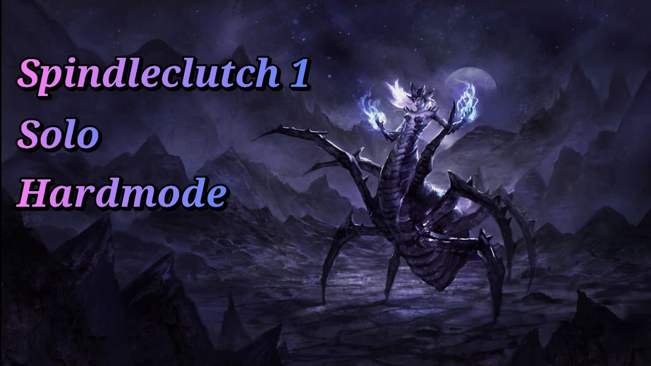 ESO: Veteran Spindleclutch 1 Solo Hardmode (Lazysorc)