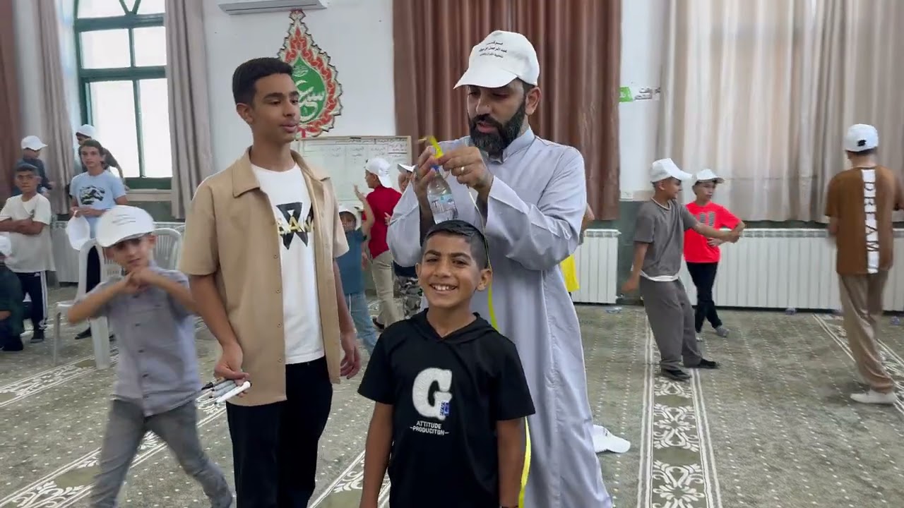 جانب من الفعاليات الترفيهية في مركز عبد الرحمن بن عوف لتحفيظ القرآن الكريم وتجويده