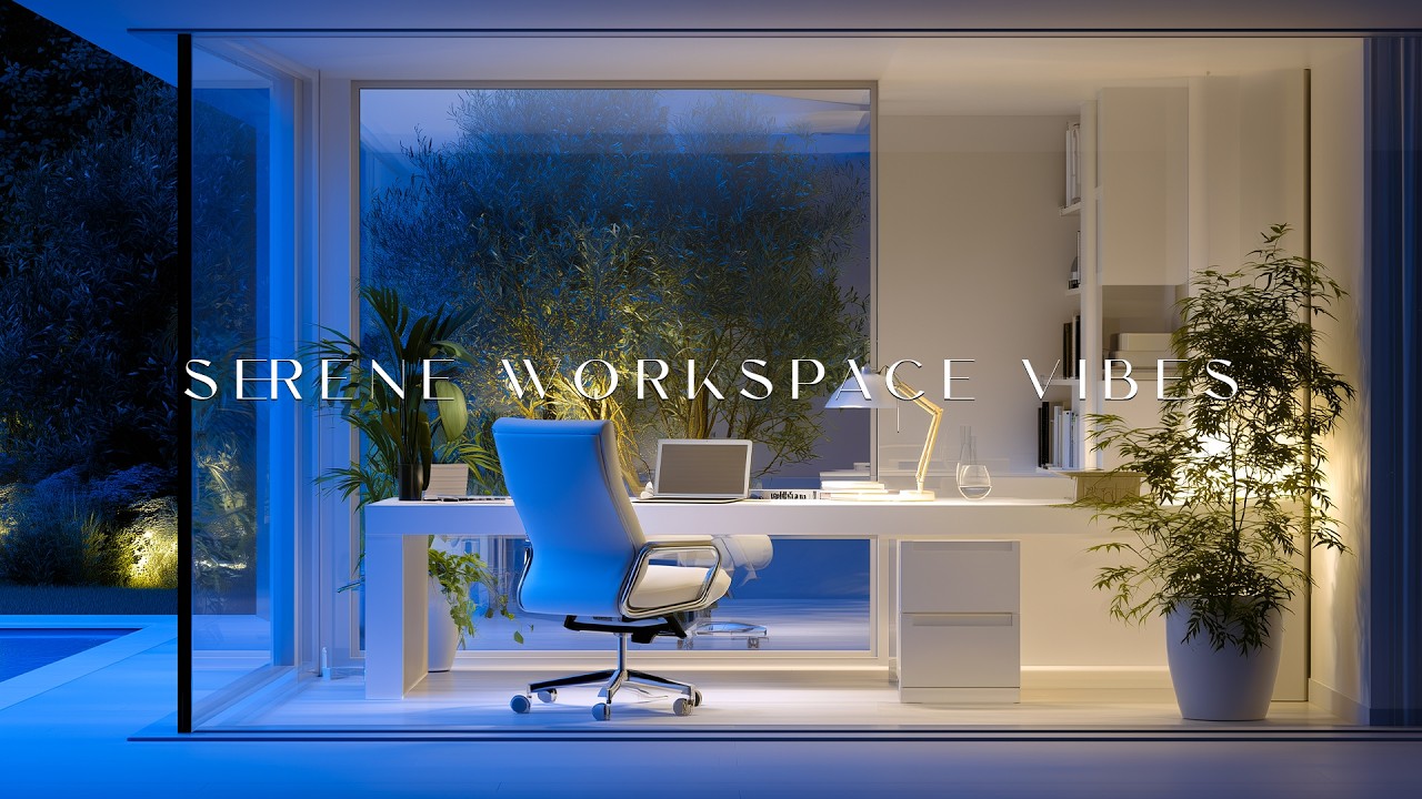 Serene Workspace Vibes | Calm Music for Concentration, Creativity, Work & Study