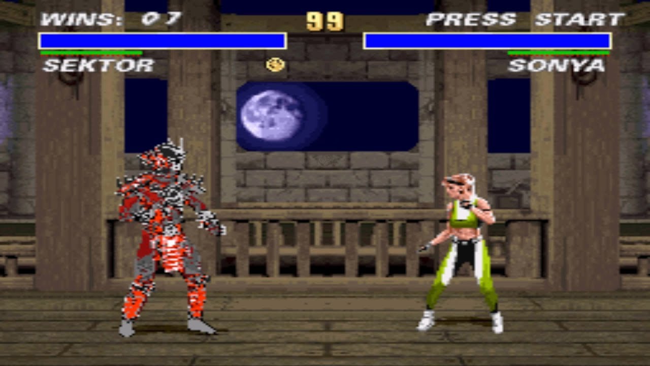 Mortal Kombat 3 [SNES] - Shao Kahn on other backgrounds