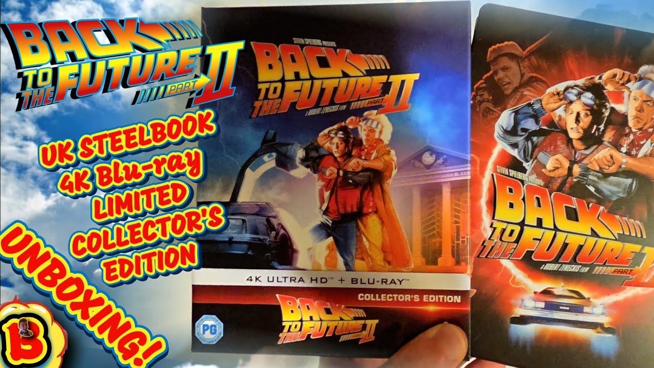 НАЗАД В БУДУЩЕЕ ЧАСТЬ 2 40-ЛЕТНИЙ ЮБИЛЕЙ 4K BLU-RAY STEELBOOK ОГРАНИЧЕННОЕ ИЗДАНИЕ РАСПАКОВКА!