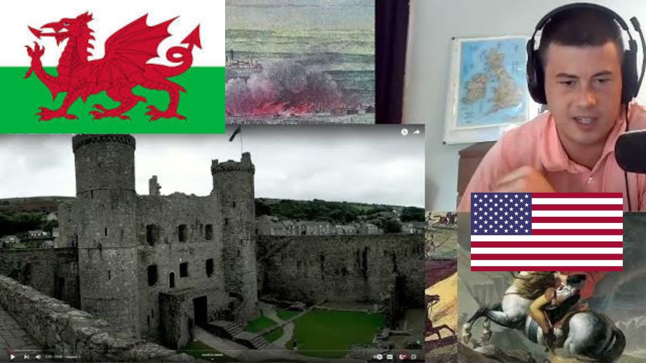 American Reacts Harlech Castle: Wales' Mighty Medieval Fortress