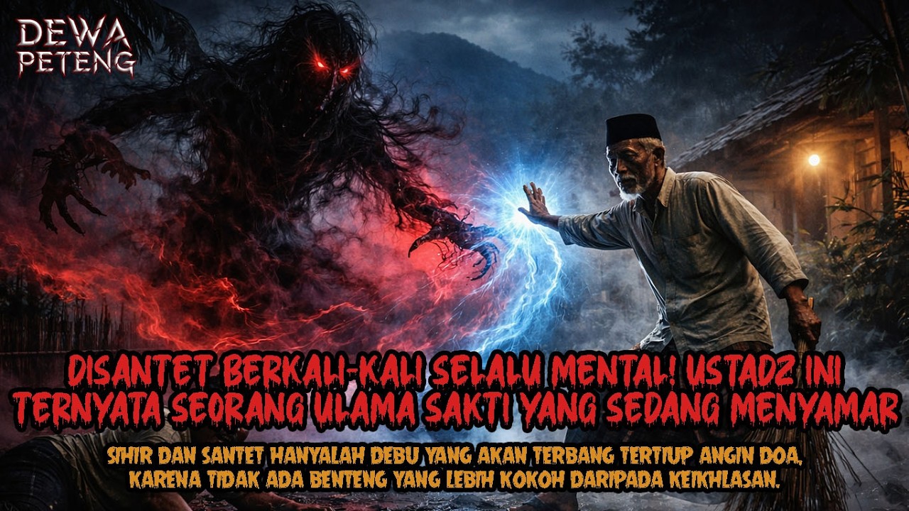 Disantet Berkali-kali Tidak Mempan! Ternyata Tukang Sapu Ini Adalah Ulama Sakti Yang Menyamar