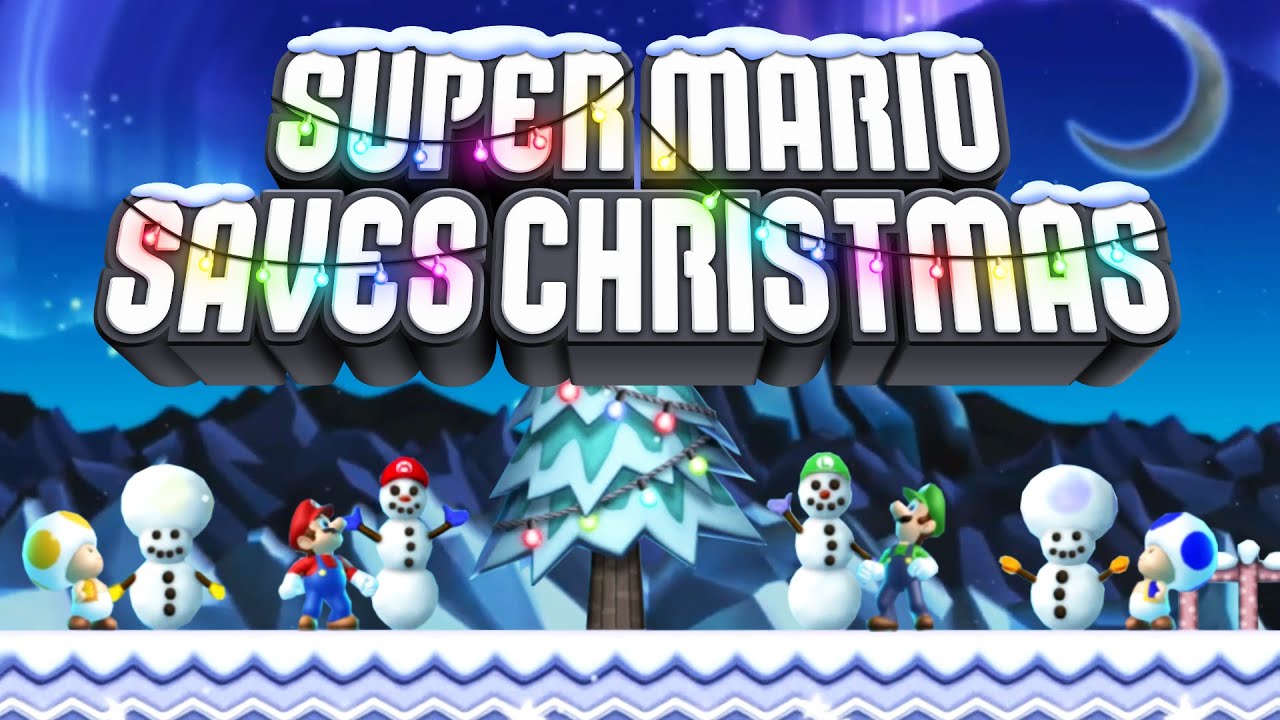 Super Mario Saves Christmas - Full Game 100% Walkthrough