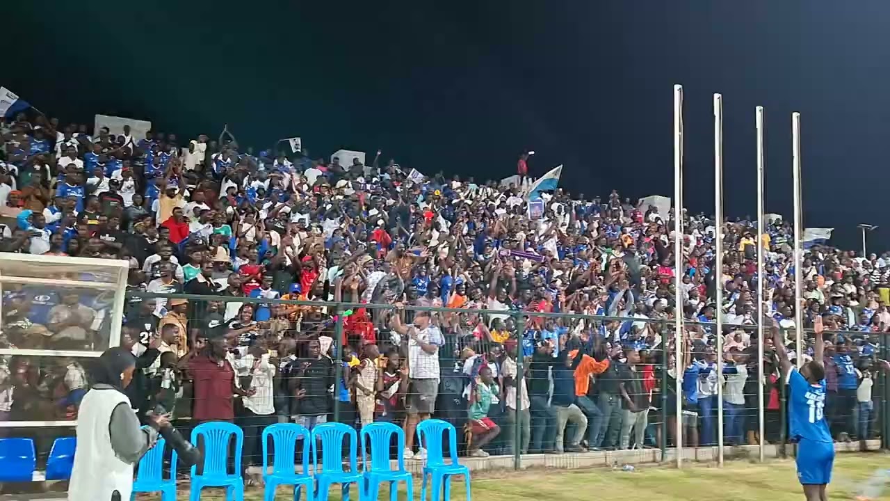 SC Villa fans celebrating after win against KCCA FC 