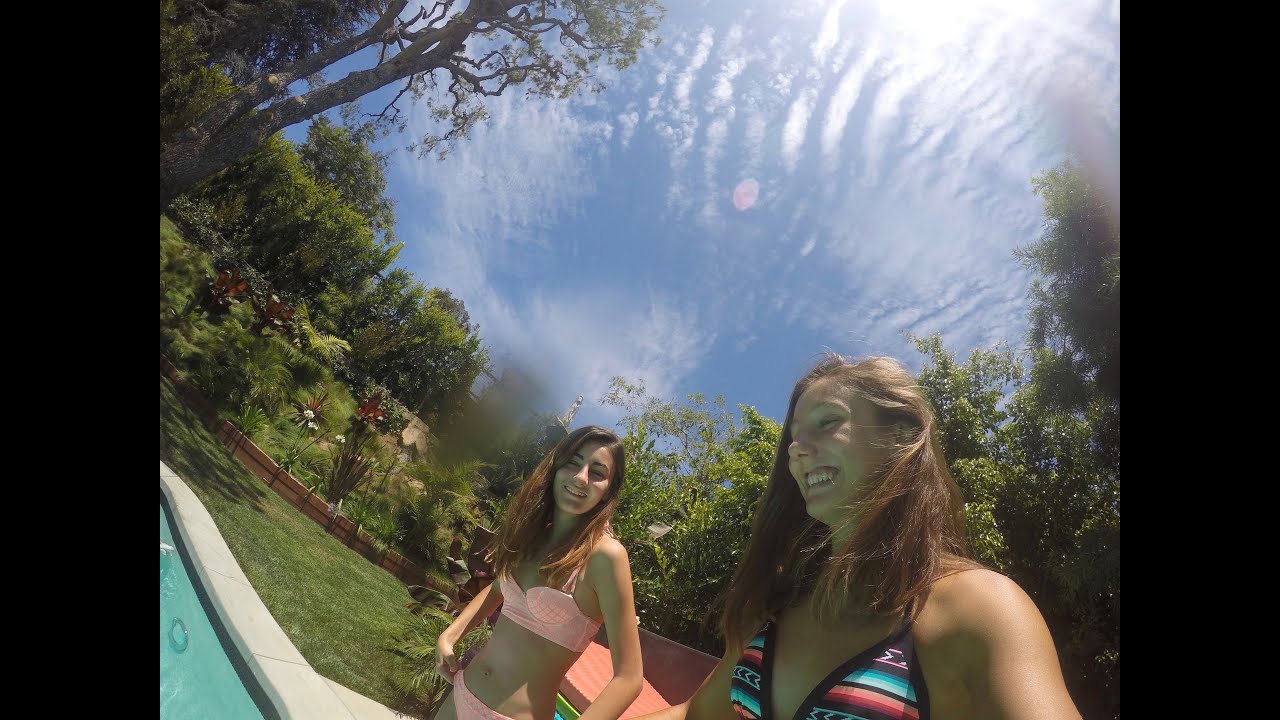 pool day + gopro