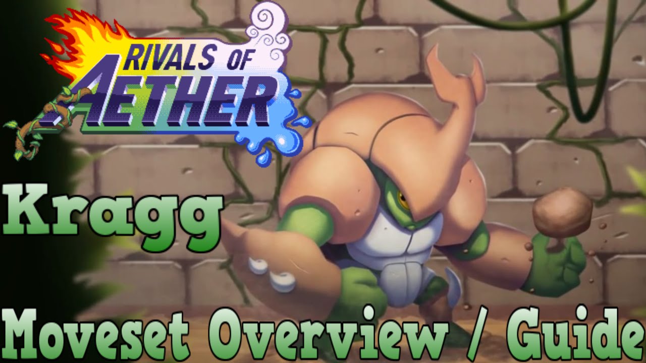 Rivals Of Aether Kragg Character Moveset Overview / Guide And Tutorial