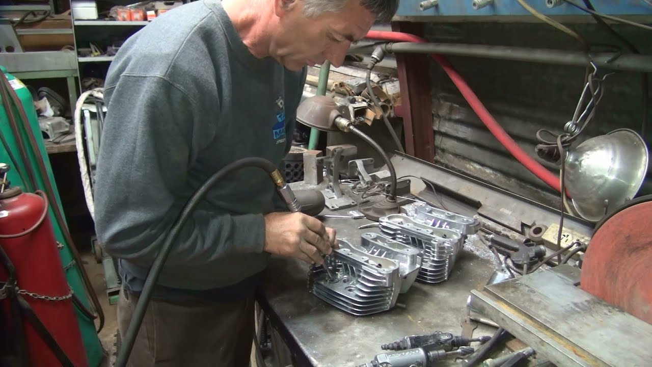 #103 1993 evo how to compression release machining install valve job 80ci harley by tatro machine
