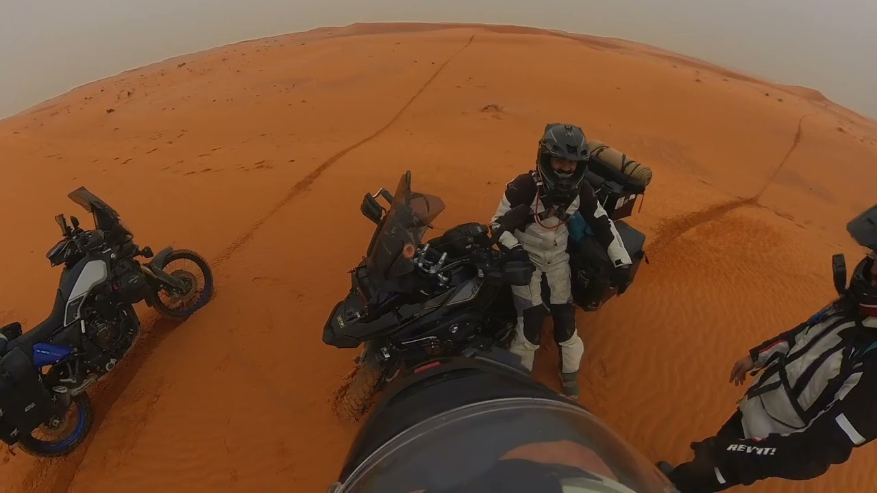 رحلة درب زبيدة الجزء 3 عام 2023 على دراجة الادفنشر yamaha TENERE700 & R1250GS