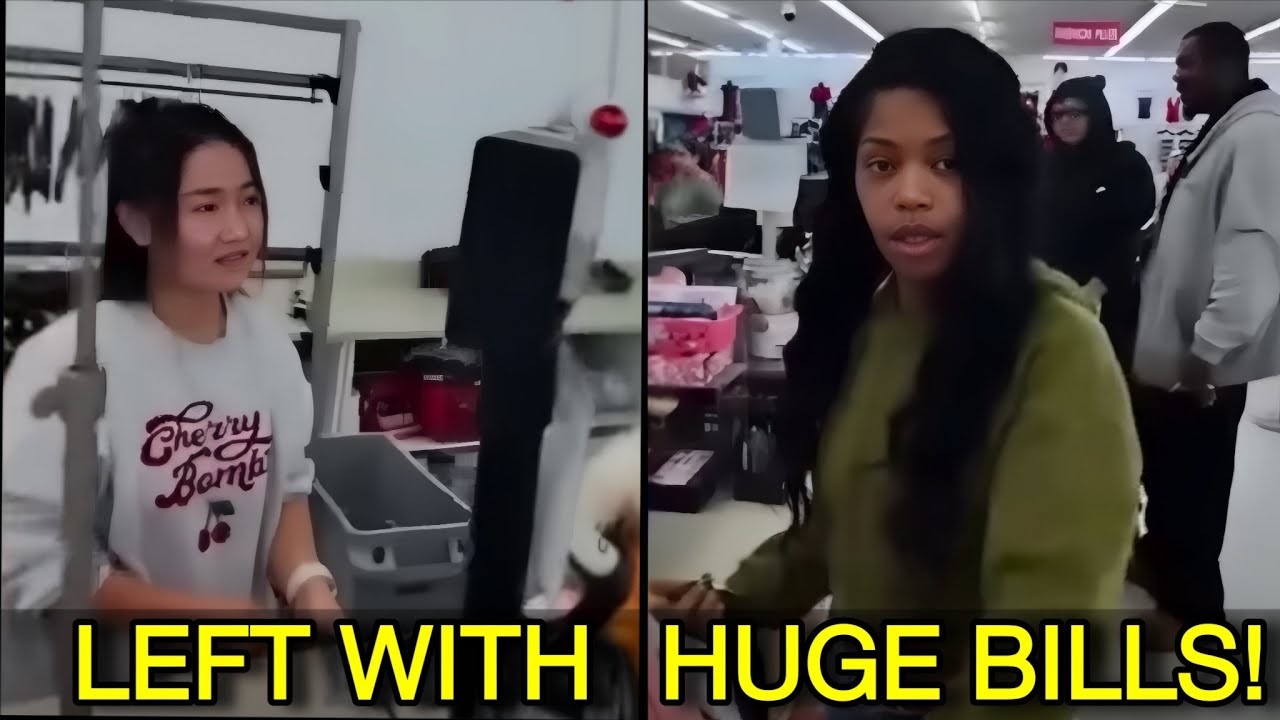 GOLD DIGGER Girl Gets Left To Pay EXPENSIVE Shopping Cart!