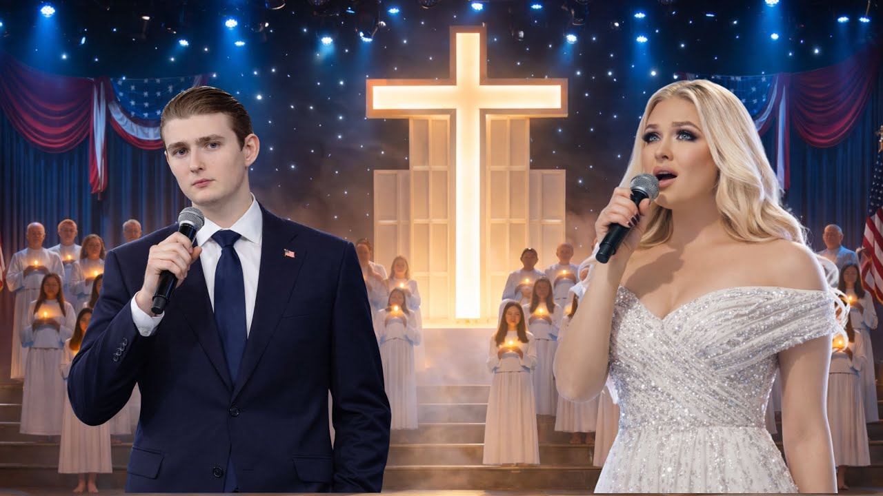 Barron Trump & Erika Kirk – HERE BEFORE YOU, LORD | Worship Song of Trust