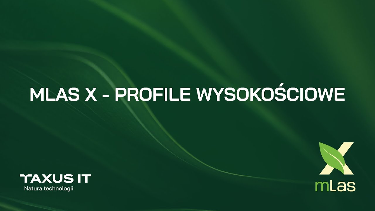 mLas X - profile wysokościowe