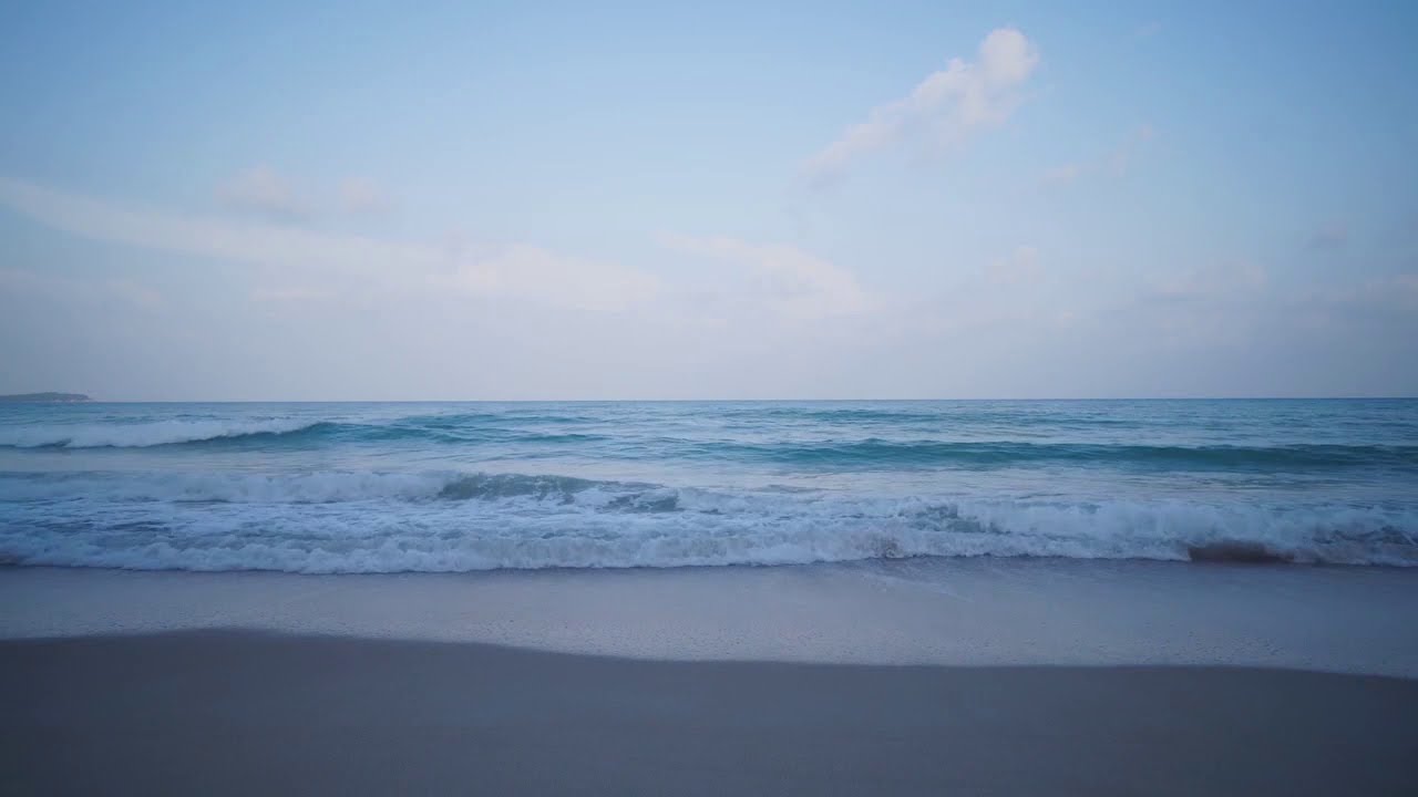 Paisagem do Mar e Som de Ondas | Musica de Piano Para Relaxar